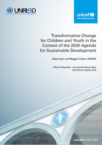 Transformative Change for Children and Youth in the Context of the 2030 Agenda for Sustainable Development